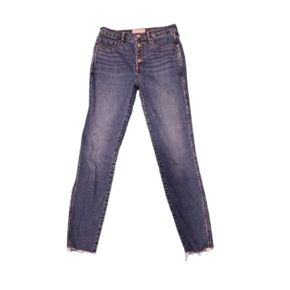 Everlane High-Rise Vintage Button Fly Skinny Ankle Jeans - Picture 3 of 6